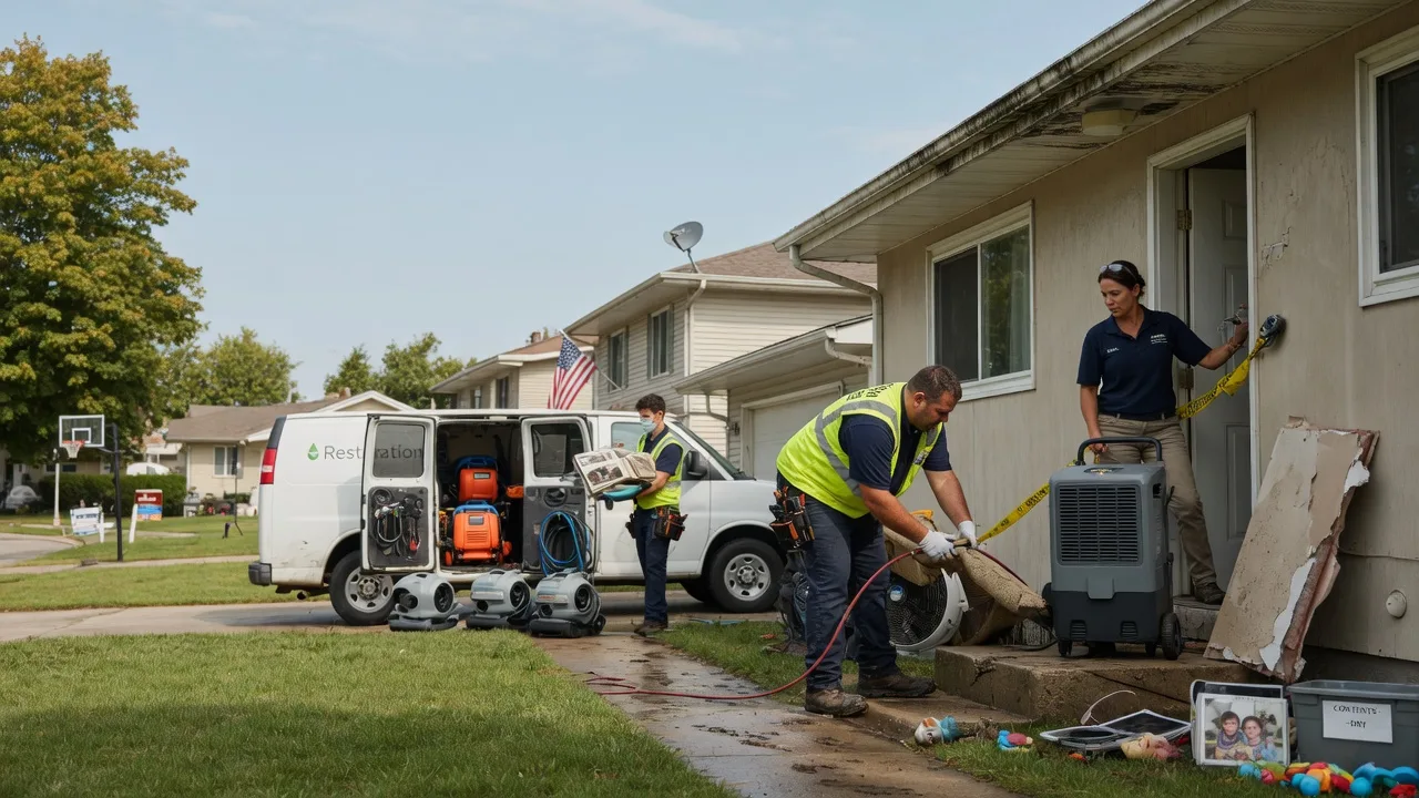 Water Damage Restoration in Mcnabb, IL near me
